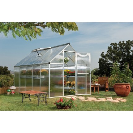 Palram multiline 6x10 polycarbonate greenhouse