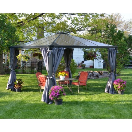 Palram Palermo 3600 aluminum garden gazebo