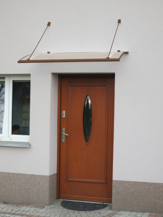 Entrance cover TURKUS 140/85 brown