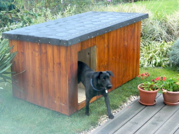 Shed for dog insulated 155x85x80cm