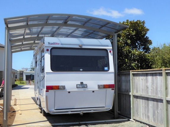 PJW aluminium caravan shelter