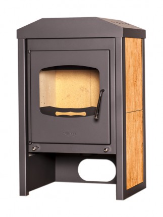 HS Flamingo VEGA walnut wood stove