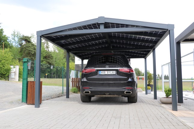 SOLAR ENERGO Carport 6 x 4 m with a 4.56 kW PV + 6.2 kW battery