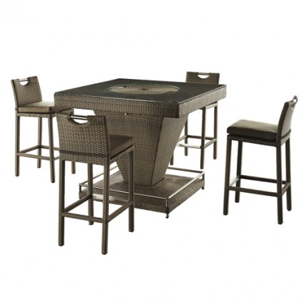 CHIVAS gray bar table