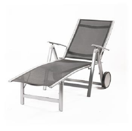 Aluminium lounger Nashira