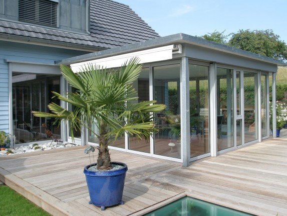 MONOSLIDE sunroom for year-round use