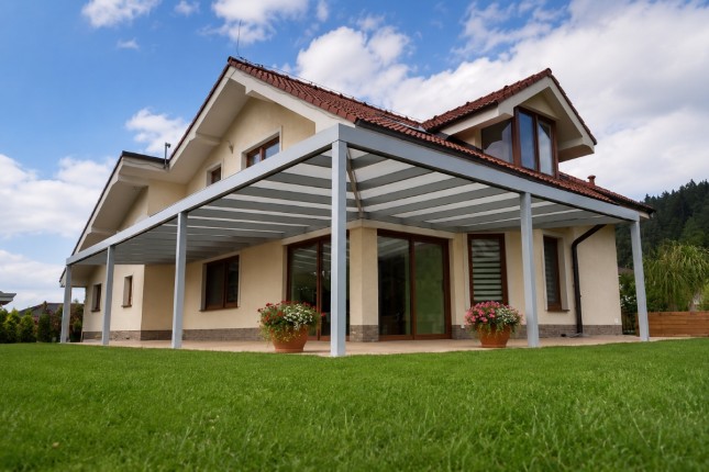 POLLUX Corner Aluminium Pergola with Glass, the 2022 Model
