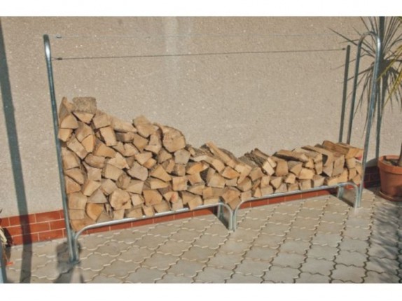 Wood stand 347x35x152cm