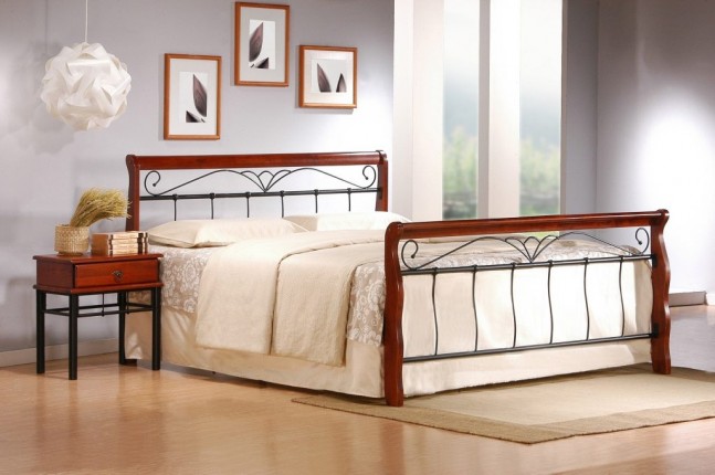 Wooden bed Astraia 180x200