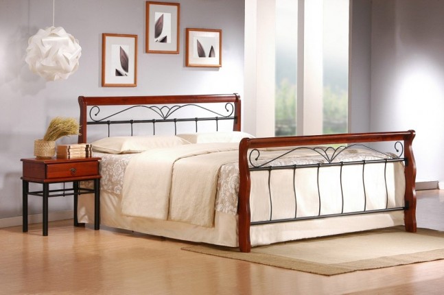 Wooden bed Astraia 180x200