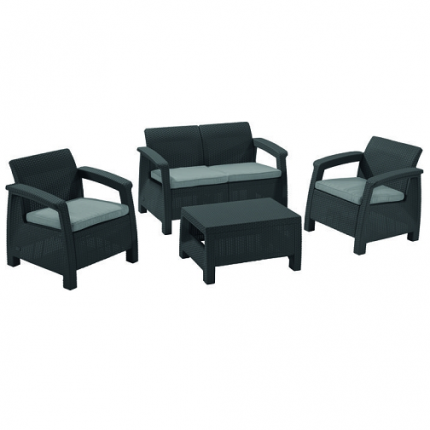 Garden sets Cordoba graphite gray +