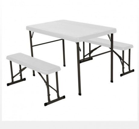 Folding table with benches Sirius