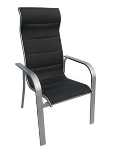 Comfortable garden dining chair VADUZ