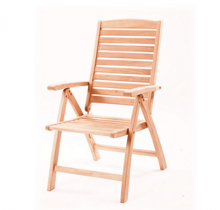 Wooden garden chair Bahamian mahogany