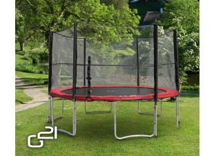 Trampoline 430 cm, red