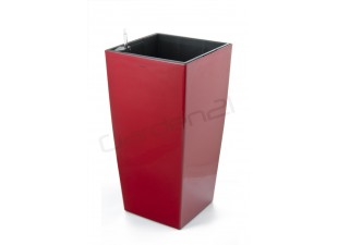 Self-watering flowerpot Linea 76 cm red