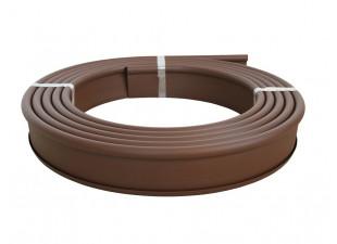 Garden curb plastic GARDEN DIAMOND 10 m brown