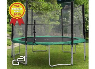 Trampoline 430 cm green