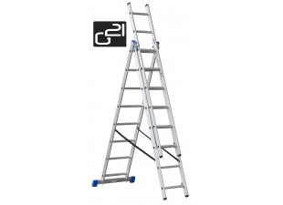 Ladder 3-piece 5.1 meters, 3x8 walls