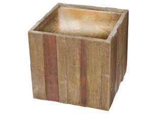 Wood planter Cube 55 cm