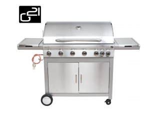 Mexico BBQ gas grill Premium line, 7 burner + free pressure-reducing valve