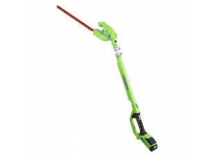 Greenworks GWHT 2451 trimmer long range and battery motor 24 V