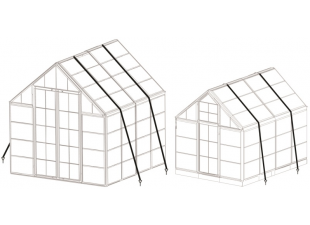 Anchoring system for greenhouses