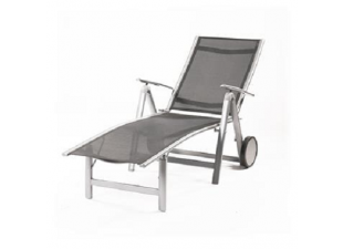 Aluminium lounger Nashira