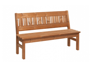 Wooden garden bench Wolf