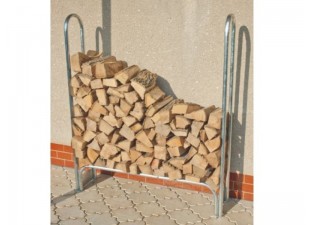 Wood stand 119x25x156-222cm